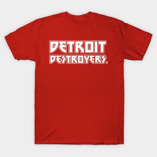 Detroit Destroyers - White T-Shirt